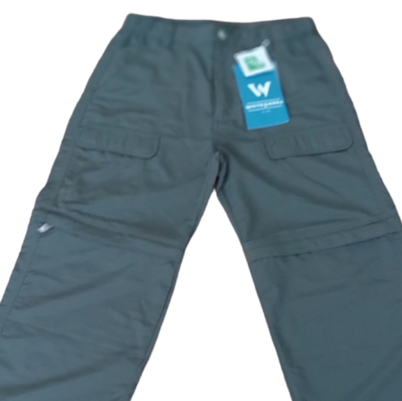 White Sierra Youth Trail Convertible Pant, Cargo pant, Hiking Pant, Large - Picture 2 of 15